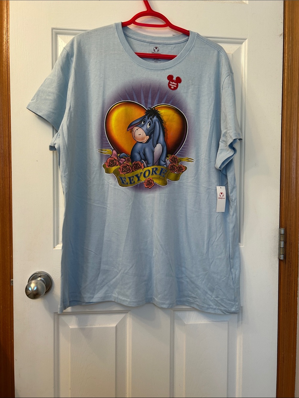 Disney Eeyore Graphic woman’s T-Shirt - Light Blue